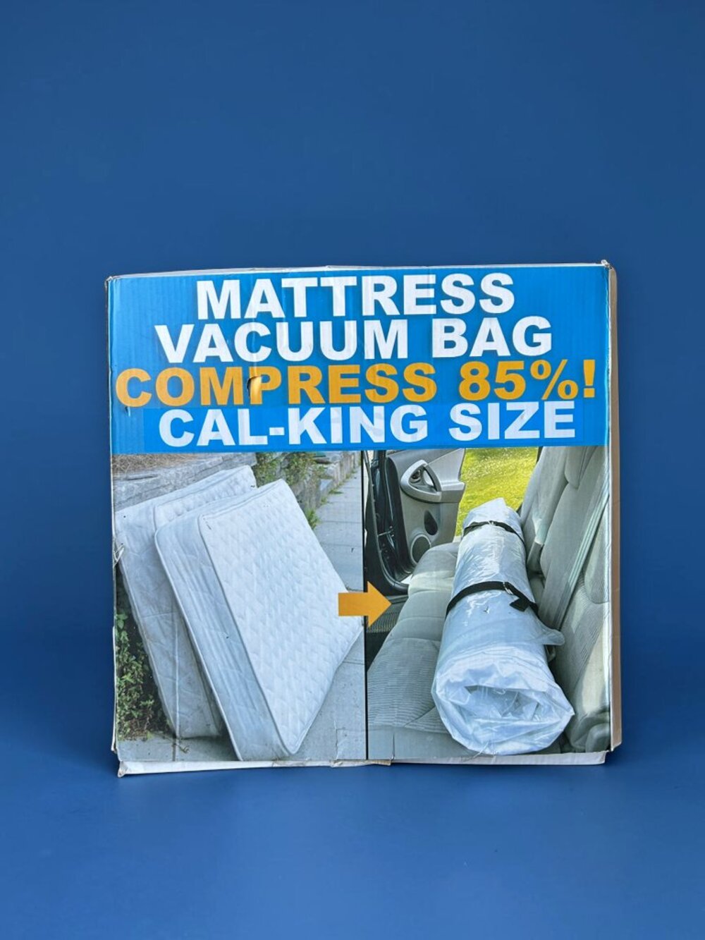 Cal-King Foam Mattress Vacuum Bag for Moving, Storage, Vacuum Seal Mattress